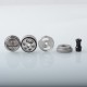[Ships from Bonded Warehouse] Authentic Vandy Vape Berserker V3 MTL RTA Atomizer - Frosted Grey, 2.0ml / 6.0ml, 24mm