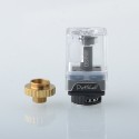 Dotshell Style Rebuildable Tank RBA w/ 3 MTL Pin for dotAIO Portable AIO Pod System Kit - Black, 1.0mm + 1.2mm + 1.5mm