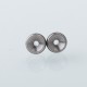 Authentic Ambition Mods Bishop 3 Bishop³ Cubed RBA Bridge Replacement Air Intake Pins - Silver, 316SS, 1.0mm (2 PCS)