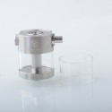 [Ships from Bonded Warehouse] Authentic Steam Crave Pumper Squonker Tank for Hadron Mesh RDSA / RDA - Silver, 12ml, 30mm
