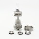 SXK 4.51 Style MTL RTA Rebuildable Tank Atomizer - Silver, 316SS + PMMA, 4.51ml, 22mm Diameter