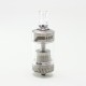 SXK 4.51 Style MTL RTA Rebuildable Tank Atomizer - Silver, 316SS + PMMA, 4.51ml, 22mm Diameter