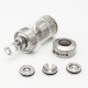 SXK 4.51 Style MTL RTA Rebuildable Tank Atomizer - Silver, 316SS + PMMA, 4.51ml, 22mm Diameter