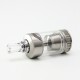 SXK 4.51 Style MTL RTA Rebuildable Tank Atomizer - Silver, 316SS + PMMA, 4.51ml, 22mm Diameter