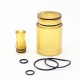 SXK 4.51 Style RTA Replacement Tank Tube + Drip Tip Kit - Brown, PEI