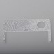 Authentic MK MODS Replacement Topo Inner Door for dotMod dotAIO V1 Pod - White, Acrylic (1 PC)