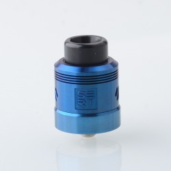 Authentic Hellvape SERI RDA Rebuildable Dripping Vape Atomizer - Blue, Stainless Steel, Series Coil, 26mm