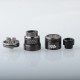 [Ships from Bonded Warehouse] Authentic Hellvape SERI RDA Rebuildable Dripping Atomizer - Gunmetal, SS, Series Coil, 26mm