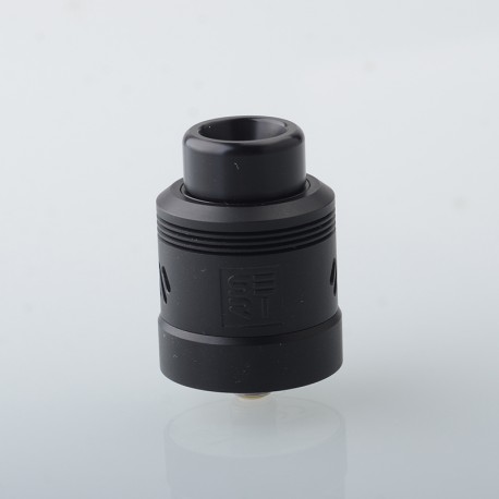 Authentic Hellvape SERI RDA Rebuildable Dripping Atomizer - Matte Full Black, Stainless Steel, Series Coil, 26mm