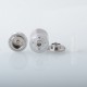 [Ships from Bonded Warehouse] Authentic BP Mods Pioneer S Tank Clearomizer Atomizer - Silver, 2.5ml, Short Version, 22mm