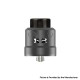 Authentic Hellvape Dead Rabbit Max RDA Rebuildable Dripping Vape Atomizer - Gun Metal, Stainless Steel, BF Pin, 28mm