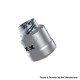 Authentic Hellvape Dead Rabbit Max RDA Rebuildable Dripping Vape Atomizer - Gun Metal, Stainless Steel, BF Pin, 28mm