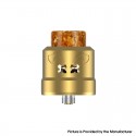[Ships from Bonded Warehouse] Authentic Hellvape Dead Rabbit Max RDA Rebuildable Dripping Atomizer - Gold, SS, BF Pin, 28mm