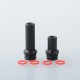 MAG 22 Style 510 Drip Tip Set for RDA / RTA / RDTA Atomizer - Black, POM (2 PCS)