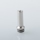 MAG 22 Style 510 Drip Tip Set for RDA / RTA / RDTA Atomizer - Silver, Stainless Steel (2 PCS)