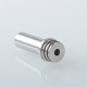 MAG 22 Style 510 Drip Tip Set for RDA / RTA / RDTA Atomizer - Silver, Stainless Steel (2 PCS)