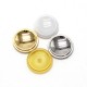 SXK Replacement Fire Button for SXK BB / Billet Box Mod - Gold + Silver + Brown + White, SS + PEI + POM (4 PCS)