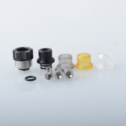 Vapeasy BB Drip Tip Adapter + MISSION XV Quantum clone 510 Drip Tip Kit for SXK BB / Billet Box Mod