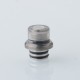 Vapeasy BB Drip Tip Adapter + MISSION XV Quantum Style 510 Drip Tip Kit for SXK BB / Billet Box Mod - Black, 316SS