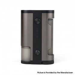 Authentic Dovpo X Across Pump Squonker Box Mod - Gun Metal, 1 x 18650 / 20700 / 21700, 9ml