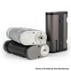 Authentic Dovpo X Across Pump Squonker Box Mod - Gun Metal, 1 x 18650 / 20700 / 21700, 9ml