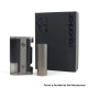 Authentic Dovpo X Across Pump Squonker Box Mod - Gun Metal, 1 x 18650 / 20700 / 21700, 9ml