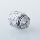 Authentic Reewape AS322 Resin 810 Drip Tip for RDA / RTA / RDTA Atomizer - Silver + White