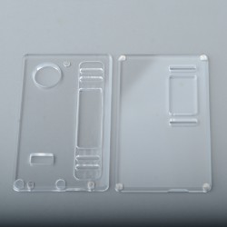 Authentic MK MODS V2 Replacement Front + Back Cover Panel Plate for Cthulhu AIO Mod Kit - Clear, Acrylic