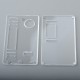 Authentic MK MODS V2 Replacement Front + Back Cover Panel Plate for Cthulhu AIO Mod Kit - Clear, Acrylic