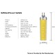 Authentic Rincoe Jellybox Lite Pod System Kit - Yellow, 850mAh, 2.6ml, 0.5ohm / 1.0ohm