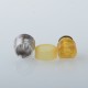 PRC Quantum Style 510 / BB Drip Tip kit for SXK BB / Billet Box Mod Kit - Brown, Stainless Steel + PEI