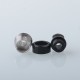 PRC Quantum Style 510 / BB Drip Tip kit for SXK BB / Billet Box Mod Kit - Black, Stainless Steel + POM