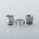 PRC Quantum Style 510 / BB Drip Tip kit for SXK BB / Billet Box Mod Kit - Silver, Stainless Steel