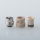 PRC Quantum Shifter Style BB Drip Tip for SXK BB / Billet Box Mod Kit - Grey, Stainless Steel + PEEK