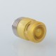 PRC Quantum Shifter Style BB Drip Tip for SXK BB / Billet Box Mod Kit - Brown, Stainless Steel + PEI