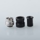 PRC Quantum Shifter Style BB Drip Tip for SXK BB / Billet Box Mod Kit - Black, Stainless Steel + POM