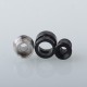 PRC Quantum Shifter Style BB Drip Tip for SXK BB / Billet Box Mod Kit - Black, Stainless Steel + POM