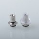 Monarchy Cyber Style 510 Drip Tip Set - Translucent, SS + PC, DL / MTL, 2 PCS 510 Connector