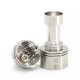 SXK Four One Five 415BB MTL Style RBA for Boro Tank / Billet / SXK BB / Vandy Pulse AIO / Cthulhu AIO / Boro Mod - Silver