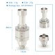 SXK Four One Five 415BB MTL Style RBA for Boro Tank / Billet / SXK BB / Vandy Pulse AIO / Cthulhu AIO / Boro Mod - Silver