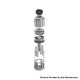 Authentic ThunderHead Creations Artemis II TC RDTA Rebuildable Dripping Tank Atomizer - Silver, 5.5ml, 25mm Diameter