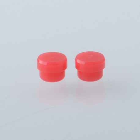 Authentic MK MODS Replacement Voltage Buttons for Cthulhu AIO Mod Kit - Red, Acrylic (2 PCS)