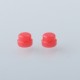 Authentic MK MODS Replacement Voltage Buttons for Cthulhu AIO Mod Kit - Red, Acrylic (2 PCS)