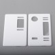 Authentic MK MODS V2 Replacement Front + Back Cover Panel Plate for Cthulhu AIO Mod Kit - White, Acrylic