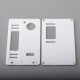 Authentic MK MODS V2 Replacement Front + Back Cover Panel Plate for Cthulhu AIO Mod Kit - White, Acrylic