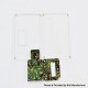 Authentic MK MODS Replacement 4-in-1 Inner Set + Front / Back Plate for DNA 60W / 70W BB Style Box Mod - Green Galaxy