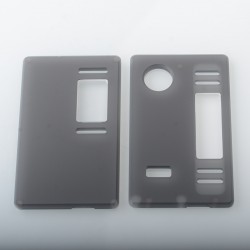 Authentic MK MODS V2 Replacement Front + Back Cover Panel Plate for Cthulhu AIO Mod Kit - Grey, Acrylic