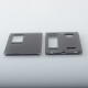 Authentic MK MODS V2 Replacement Front + Back Cover Panel Plate for Cthulhu AIO Mod Kit - Grey, Acrylic