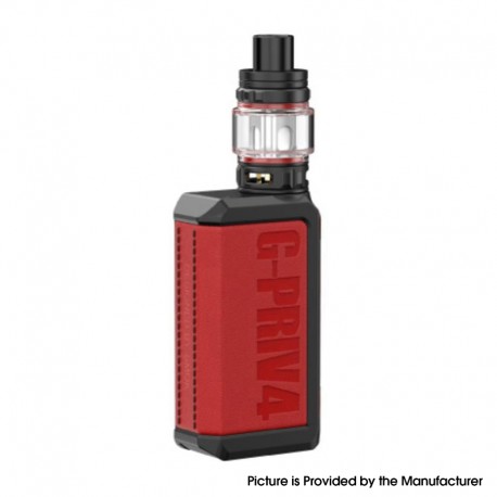 Authentic SMOKTech SMOK G-PRIV 4 230W Vape Box Mod Kit - Red, 5~230W, 2 x 18650, 6.5ml, 0.33ohm