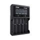 Authentic Xtar VC4SL Charger for NiMH / NiCD / 21700 Battery - Black, 4-Slot, QC 3.0 USB Type-C
